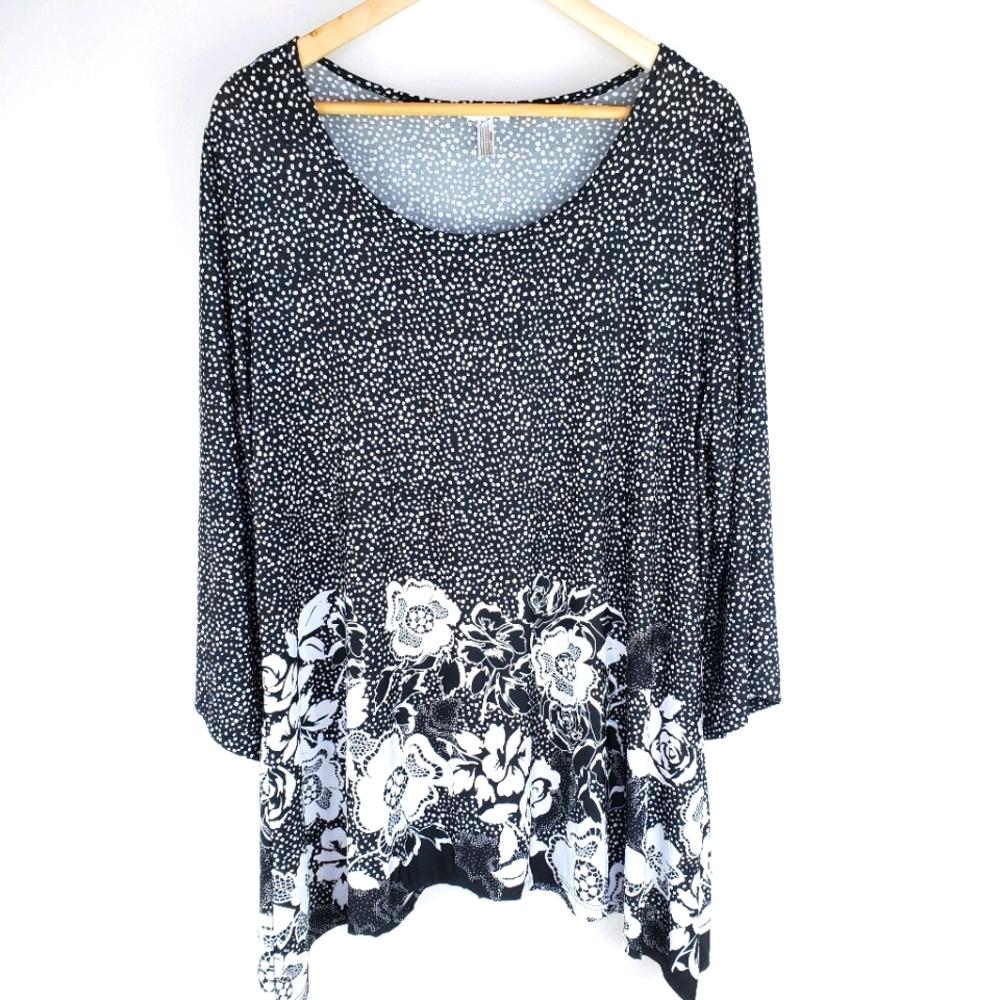 Brittany Black Large oversized tunic